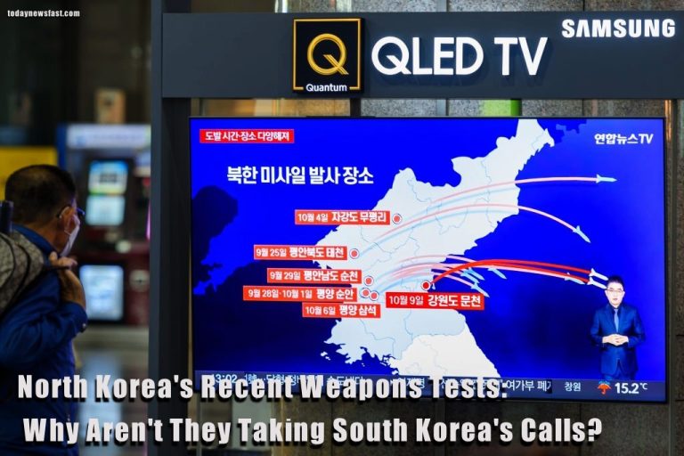 North Korea's Recent Weapons Tests: Why Aren't They Taking South Korea's Calls?